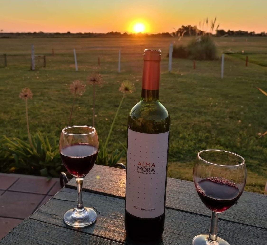 Atardecer de campo, parte de la experiencia Fly With Me